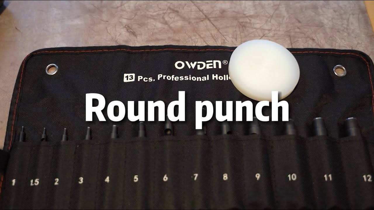 OWDEN Professional leather hole punch YouTube