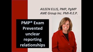 PMP Exam Prep - Reporting relationships with Aileen