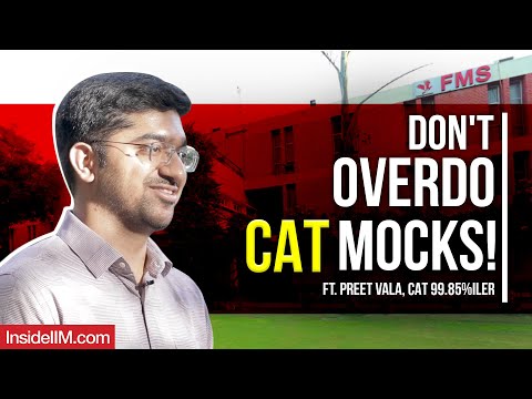 CAT 99.5%iler Shares His Simple Code for Success, Ft. Preet Vala, FMS Delhi