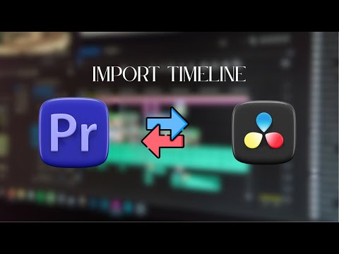 How to Transfer Premiere Pro Projects to Davinci Resolve and Back!