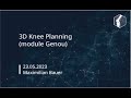 mediCAD - May Webinar 2023 (FR) - 3D Knee