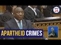 WATCH | It is treasonous to deny apartheid was a crime against humanity - Ramaphosa