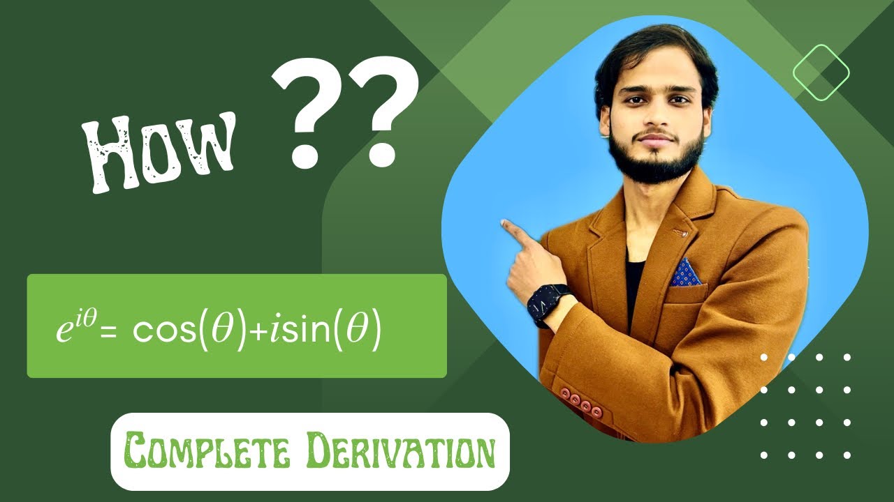Derivation- 01 || Exponential Form of Complex Numbers || - YouTube