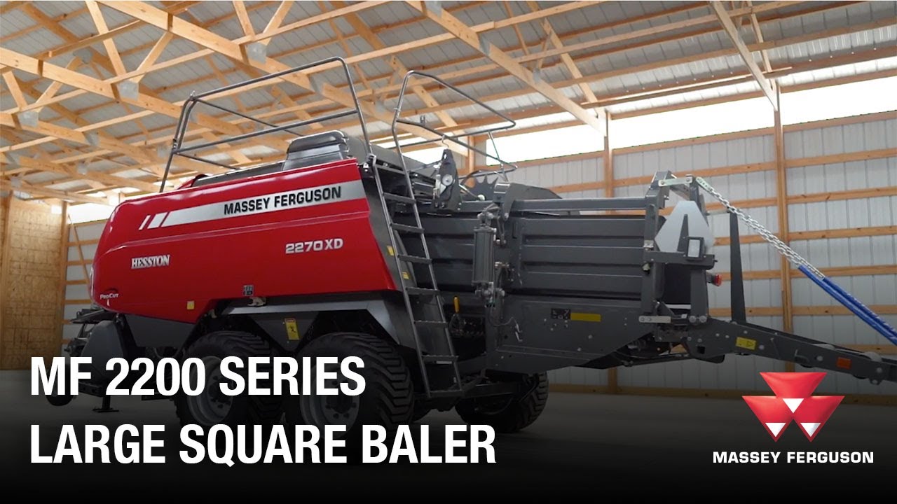 Field Settings And Adjustments On The Hesston By Massey Ferguson 20 Series Large Square Baler Youtube