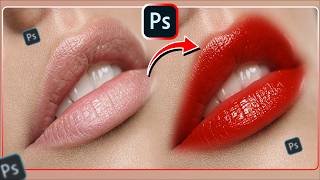 How to Change Lip Color in Photoshop | Glossy Lips Edit screenshot 5