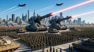 Today! A US laser weapon shoots down 300 Russian fighter jets! See what happens - ARMA 3