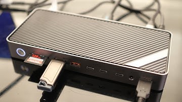 Minisopuru DisplayLink Docking Station 3 Monitors with 140W Charger, 30W Charging, 8K/4K USB C