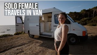 Solo Female Traveler converted VW LT to follow her dream about Vanlife by Nico & Jona 2,767 views 1 year ago 4 minutes, 22 seconds