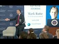 LIVE: Mark Rutte gives address after Trump trashes NATO