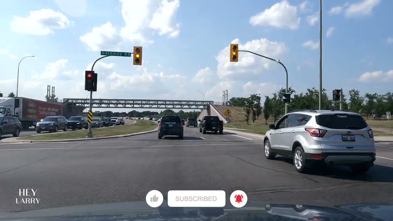 Highway, Downtown and North End Driving | Winnipeg, Manitoba | ASMR