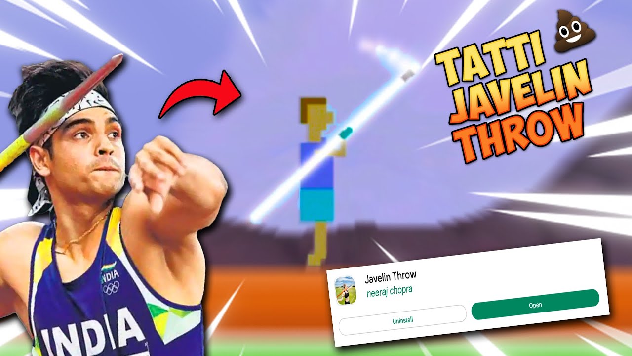 I became NEERAJ CHOPRA WORST JAVELIN THROW games !! YouTube
