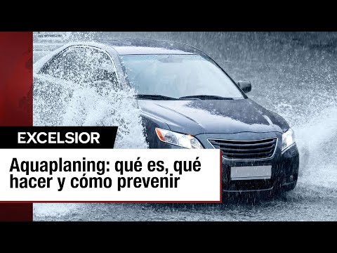 ¿Qué es el hidroplaneo o acuaplaneo y cómo evitarlo?| El Garage