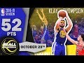 Klay Thompson Breaks Curry's NBA Record 14 Threes vs Bulls