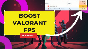 Fix Valorant Vanguard high CPU Usage 2022 (boost fps)