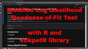 R - Modified Log-Likelihood Goodness-of-Fit Test with stikpetR