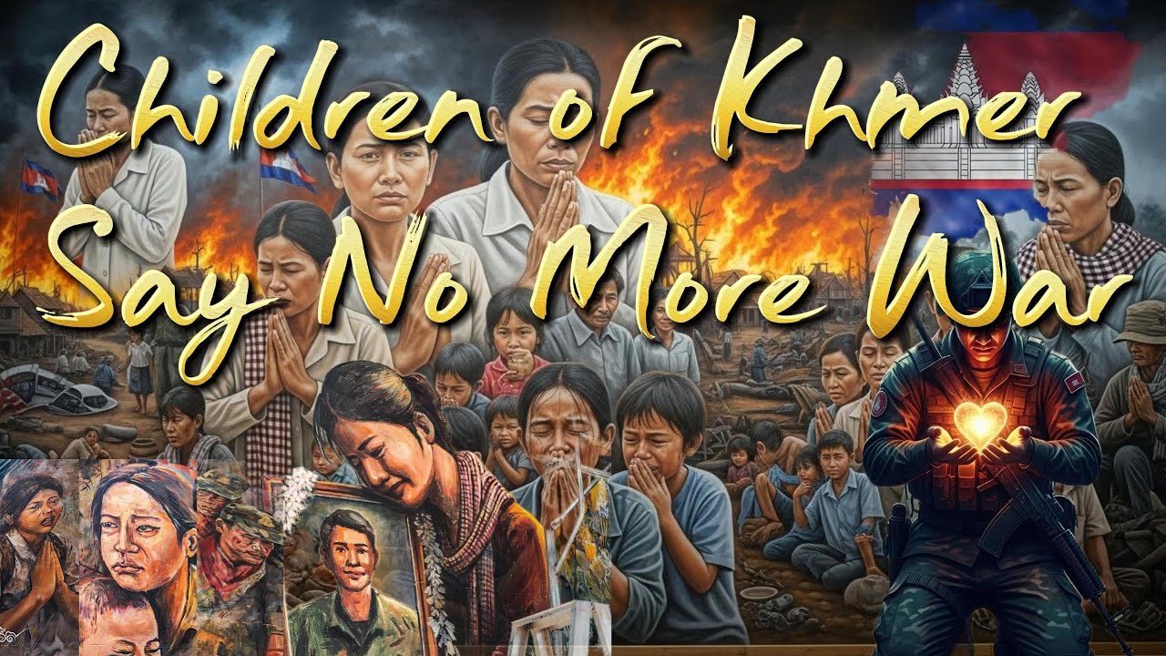 🎵Children of Khmer Say: No More War| កុមារគួរតែសិក្សា មិនមែនរត់ចេញពីសង្គ្រាមទេ|