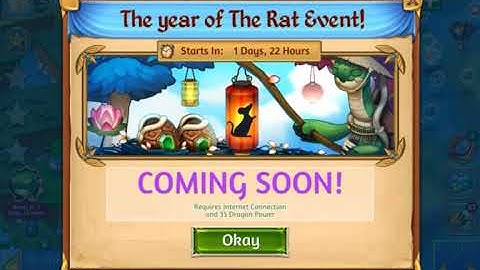 MERGE DRAGONS  - THE YEAR OF THE RAT EVENT