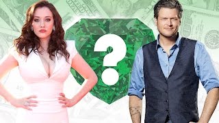 WHO’S RICHER? - Kat Dennings or Blake Shelton? - Net Worth Revealed!