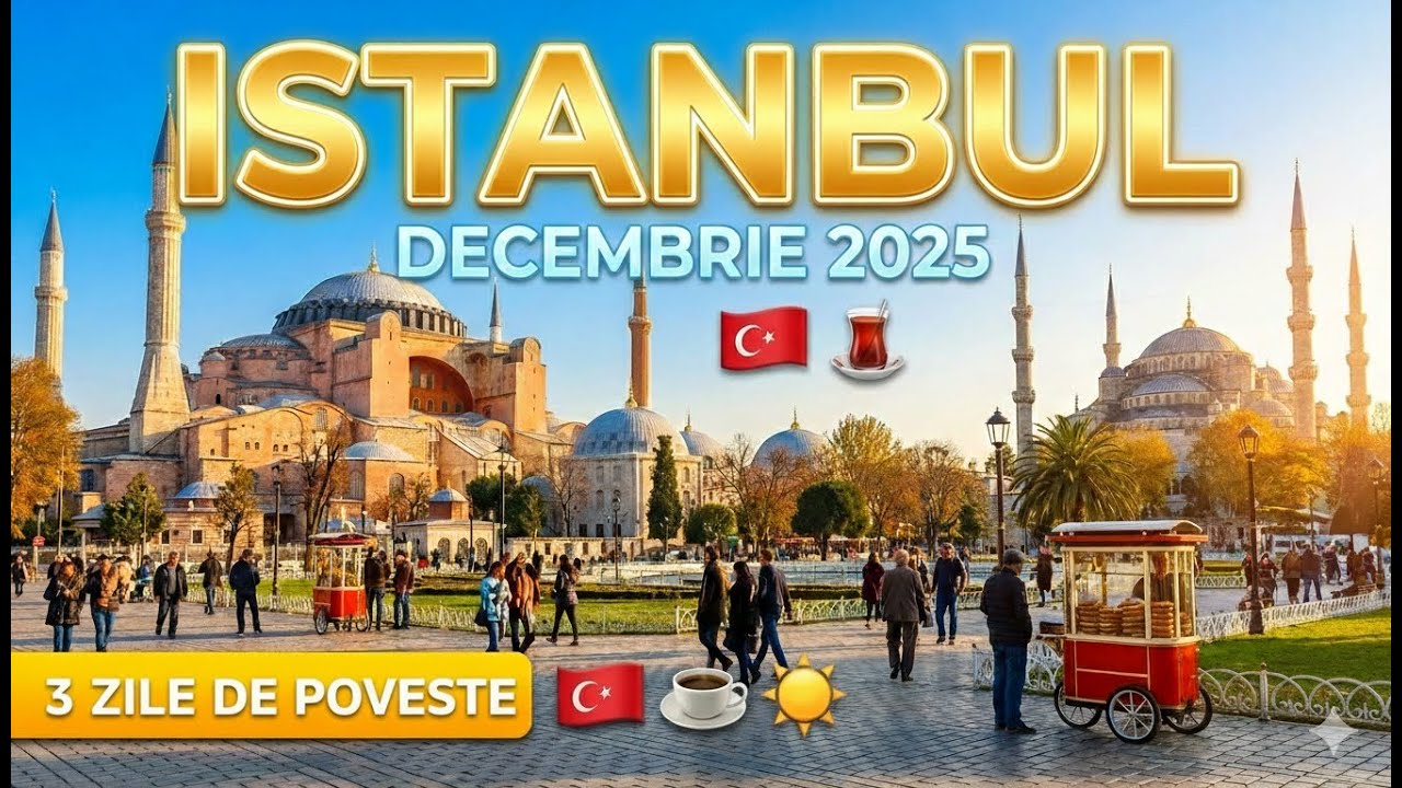Ce poti vedea in 3 zile la ISTANBUL? 🇹🇷 | De la Galata la Kadikoy si Bosfor 2025