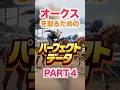 過去20年の連対馬から探る「PERFECT DATA」 オークス PART 4