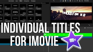 Create Individual ANIMATED TITLES in iMovie 🎬