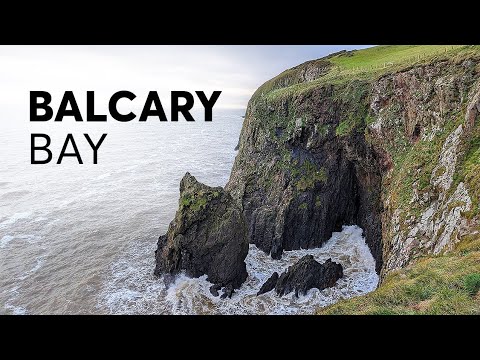 The Spectacular Cliffs of BALCARY BAY in DUMFRIES AND GALLOWAY - Scotland Walking Tour | 4K | 60FPS