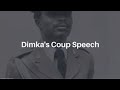 Dimkas coup speech and assassination of murtala mohammed 1976 coup plot