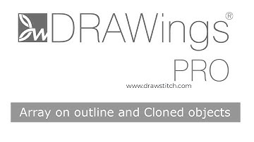Array on outline clones