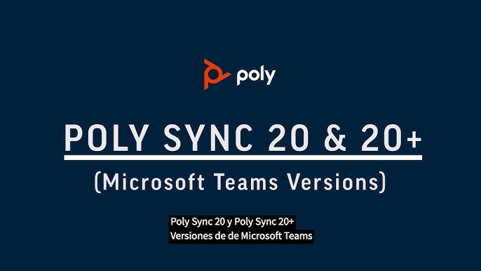 Poly Sync 20+ Vivavoce Portatile Bluetooth Connettore Usb-a Con Tasto Microsoft Teams Grigio