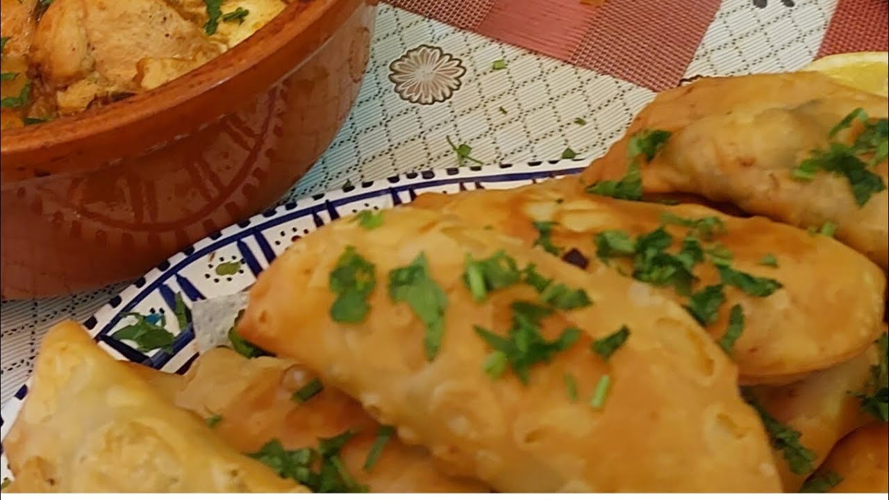 بوراك العجين بايادي حفيظة بابو بنة و خفة ..bourak laadjine