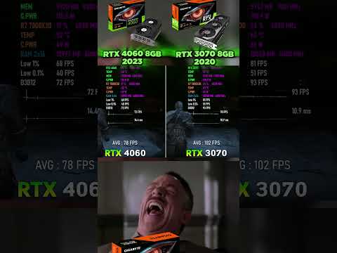 RTX 4060 or RTX 3070 #pcbuild #pc #pcgaming #gamingpc #gpu #graphicscard
