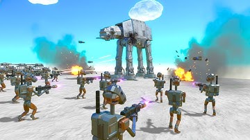 🚨 AT-AT vs ROBOT ARMY 🔥 | The Ultimate Mech Battle in AGE of WARBOTS! 😱