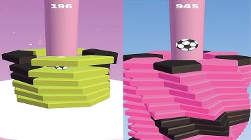 Helix Stack Jump: All Levels Complete Gameplay Level 1-9999 All Level (iOS, Android)