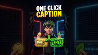 Auto Captions add your video in 1 Click