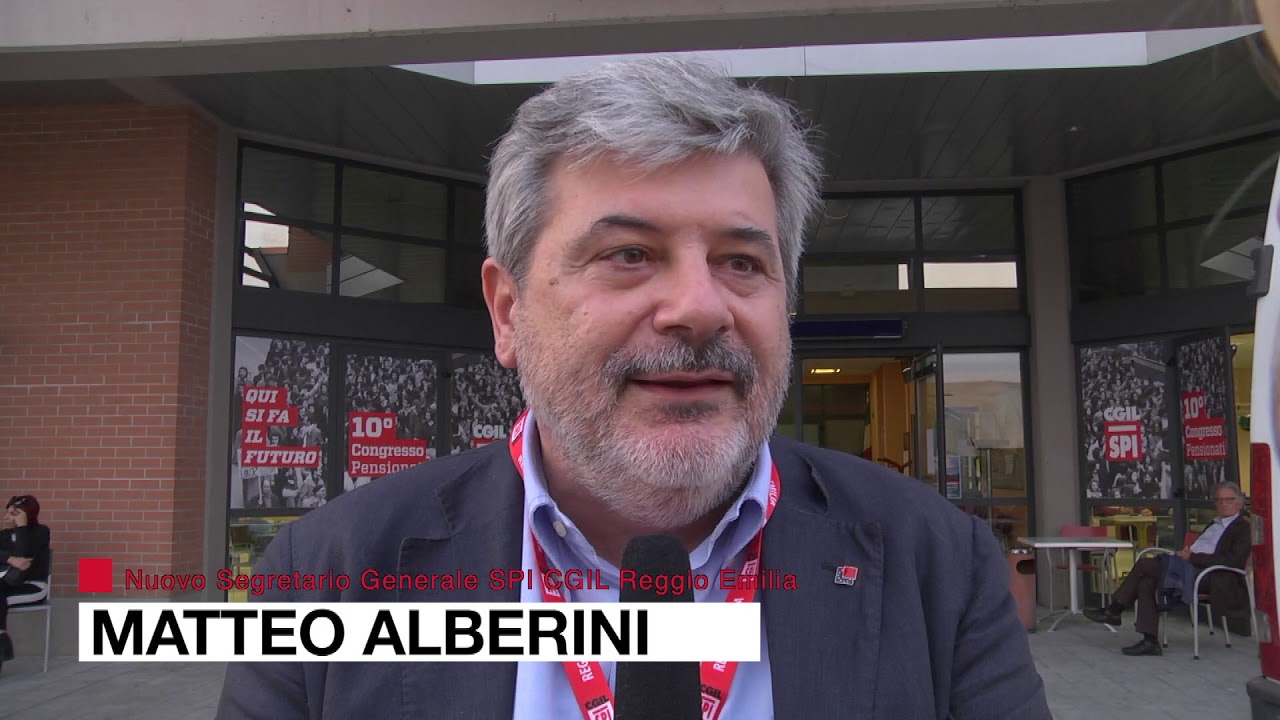 X CONGRESSO SPI CGIL PROVINCIALE 2018 MATTEO ALBERINI NUOVO 