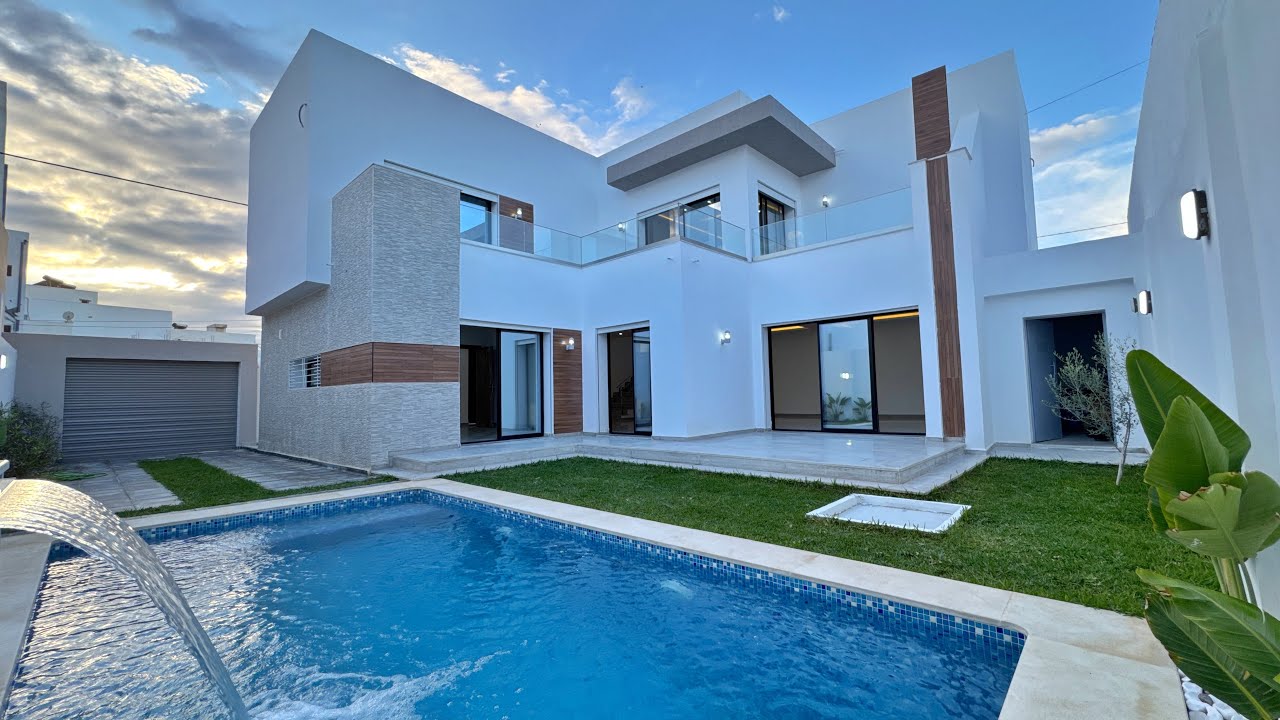 فيلا  جميلة و حديثة في ياسمين الحمامات