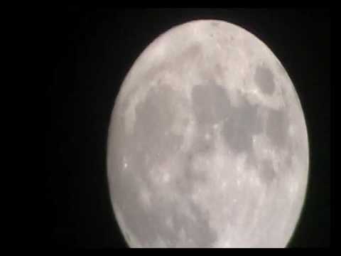 Panasonic SDR-S50 78x optical zoom test to the Moon