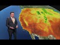 Mostly cloudy today; clearing Monday