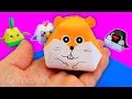 Пухлые животные из бумаги - Хомячок / Round animals - Hamster