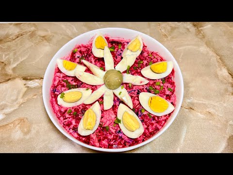 Салат из свеклы просто пальчики  оближешь😋 Салат который ты должен есть каждый день!