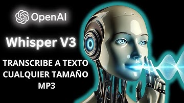 Whisper de OpenAI: Transcribe y Traduce cualquier MP3 a Texto SIN LÍMITES