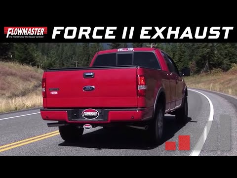 Flowmaster Force II Cat-Back exhaust sound on a 2004 Ford F-150