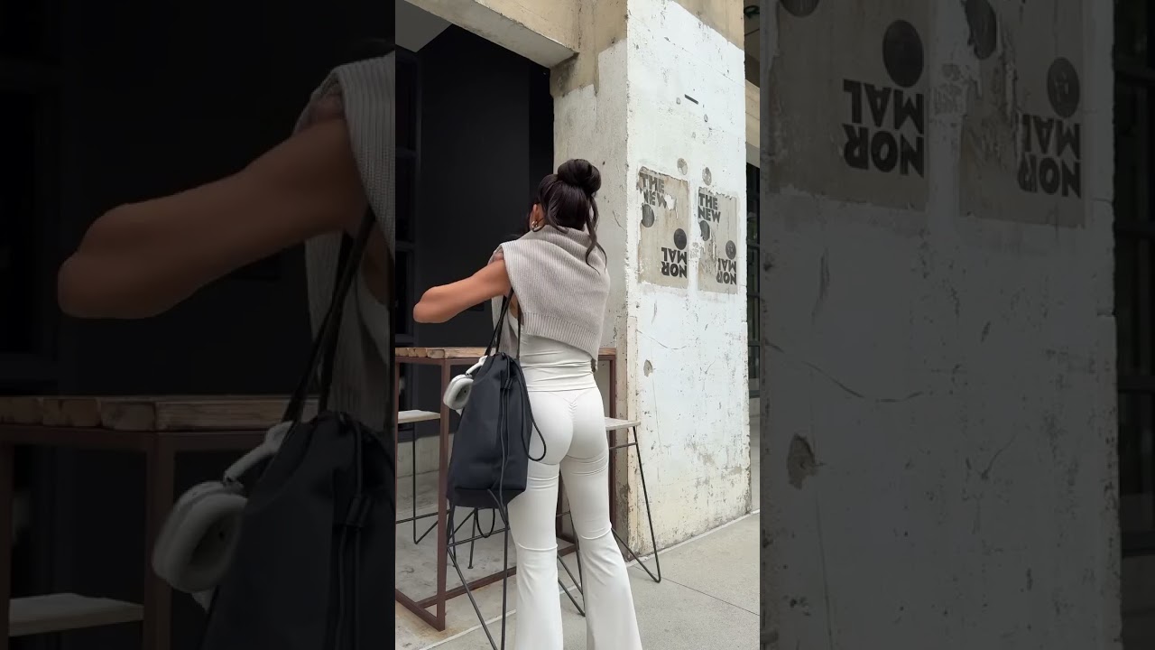 this halter top + flare bottom combo is elite @csb 🍨🤍🧁 