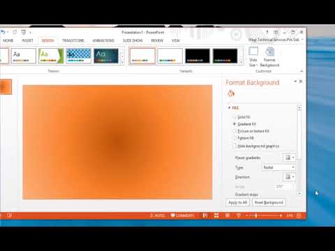 how to create backgrounds in microsoft powerpoint 2013 presentation
