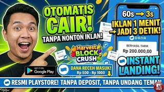 OTOMATIS CAIR! Main Harvest Block Crush Tanpa Iklan (Iklan 1 Menit Jadi 3 Detik & Saldo DANA 2026) screenshot 3