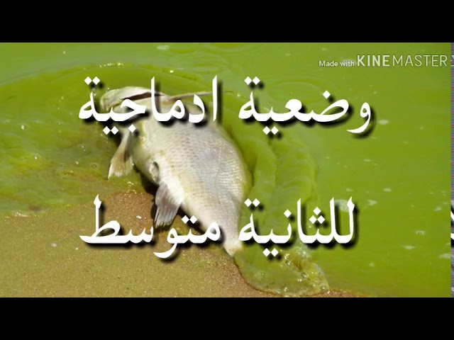وضعية ادماجية حول تأثير العوامل الفيزيوكيميائية واختلال توازن النظام البيئي للثانية متوسط علوم