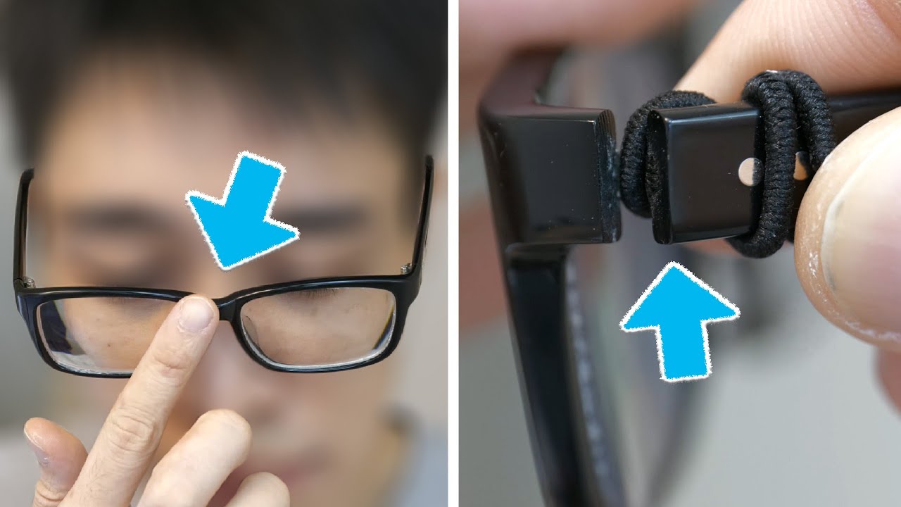 DIY]鏡架斷掉臨時沒眼鏡戴，速效的省錢方法。鏡架斷掉重生術- YouTube