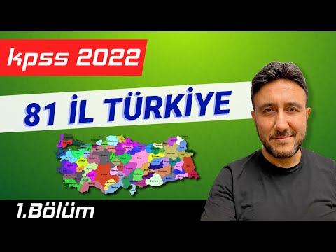 81 İL TÜRKİYE 1. Bölüm - MEHMET EĞİT 2022