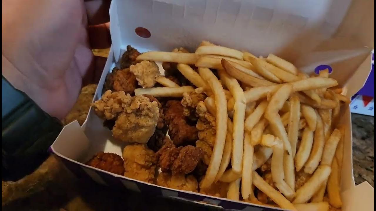 Jack n The Box popcorn chicken YouTube