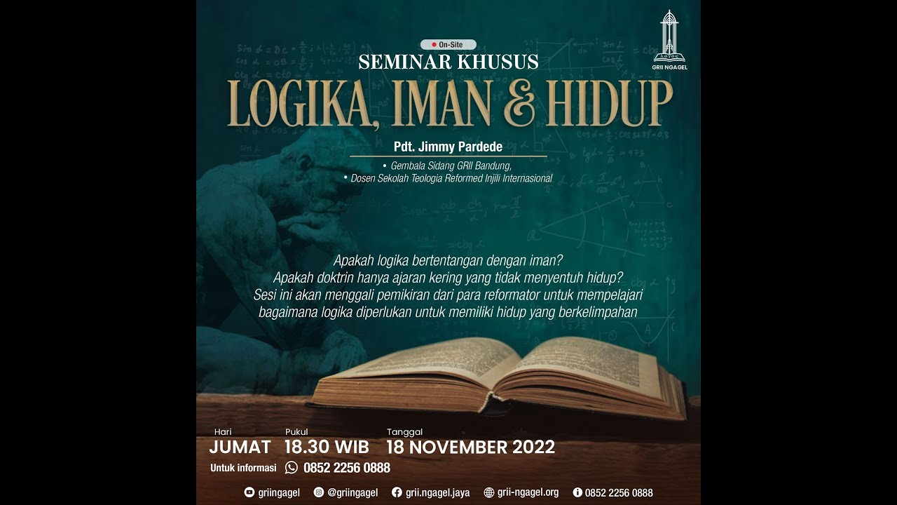Pdt  Jimmy Pardede - Logika, Iman dan Hidup